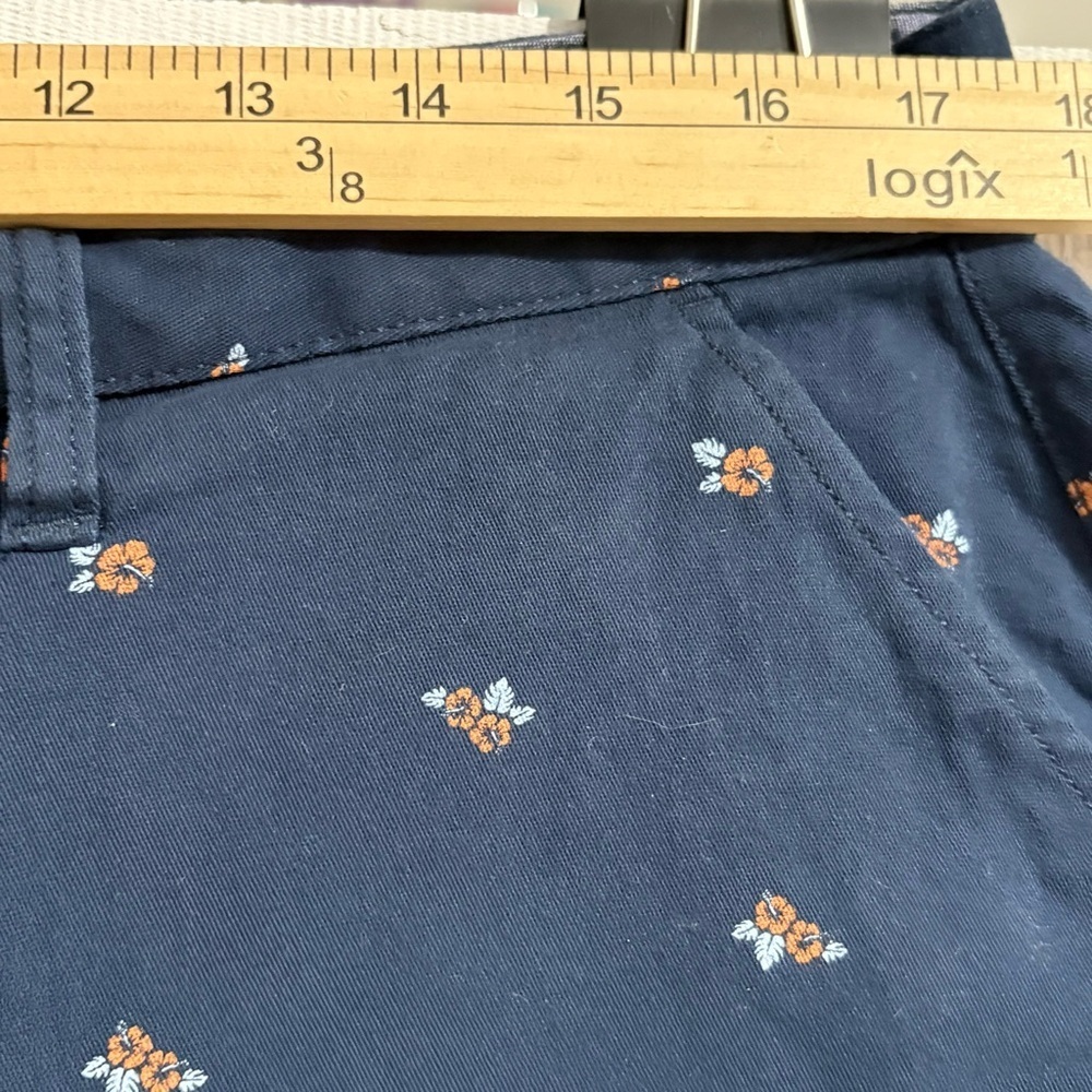 Weatherproof Vintage Men's Blue Patterned Shorts Hawaiian Flower Design Sz 36 - Picture 3 of 12